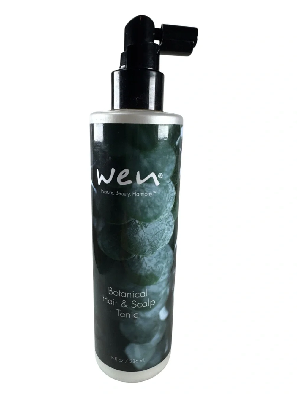 WEN Botanical Hair & Scalp Tonic - Dark Green and Black